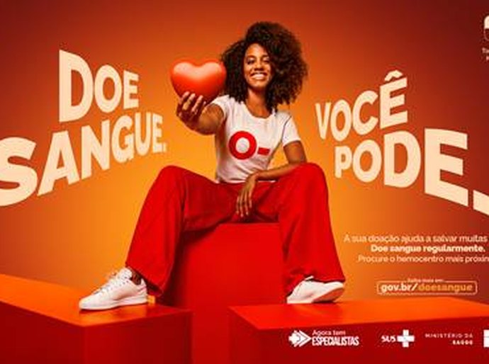 Nova Campanha do Ministério da Saúde inspira, motiva e incentiva a doação de sangue regular