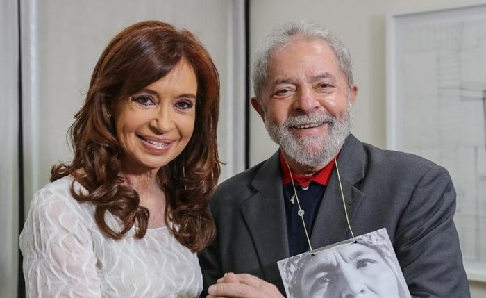 O presidente Luiz Inácio Lula da Silva manifestou apoio à ex-presidente da Argentina Cristina Kirchner