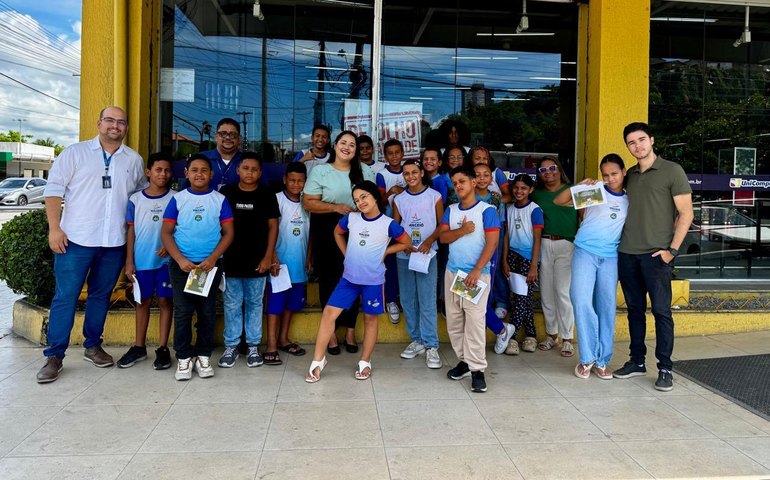 Procon Mirim promove aula prática sobre consumo para alunos da Escola Rui Palmeira