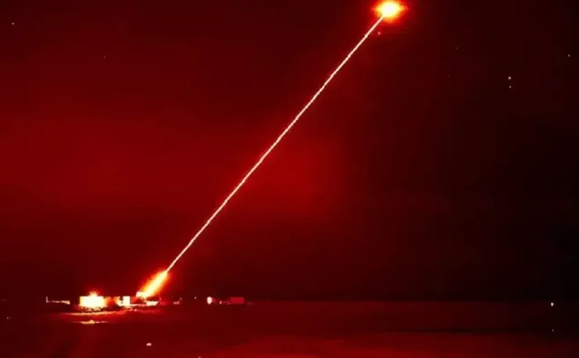 Reino Unido testa pela primeira vez arma laser que pode derrubar alvos aéreos