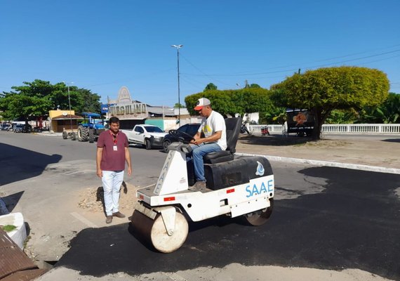 Prefeitura de Penedo realiza operação tapa-buracos com asfalto