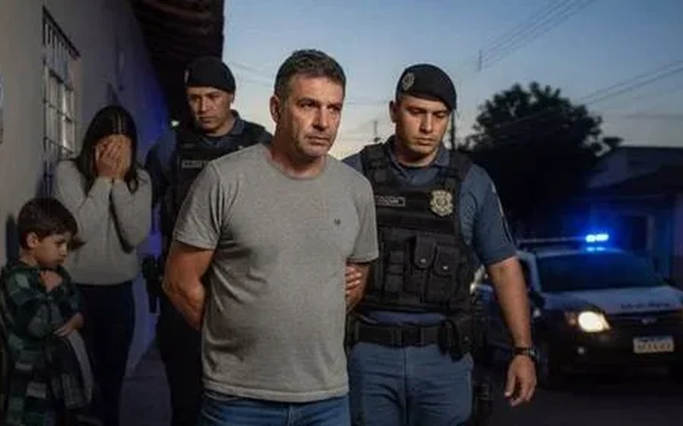 Homem é preso após agredir esposa e expulsar mulher e filho de casa durante a madrugada