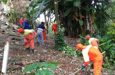 Prefeitura realiza reflorestamento em encostas