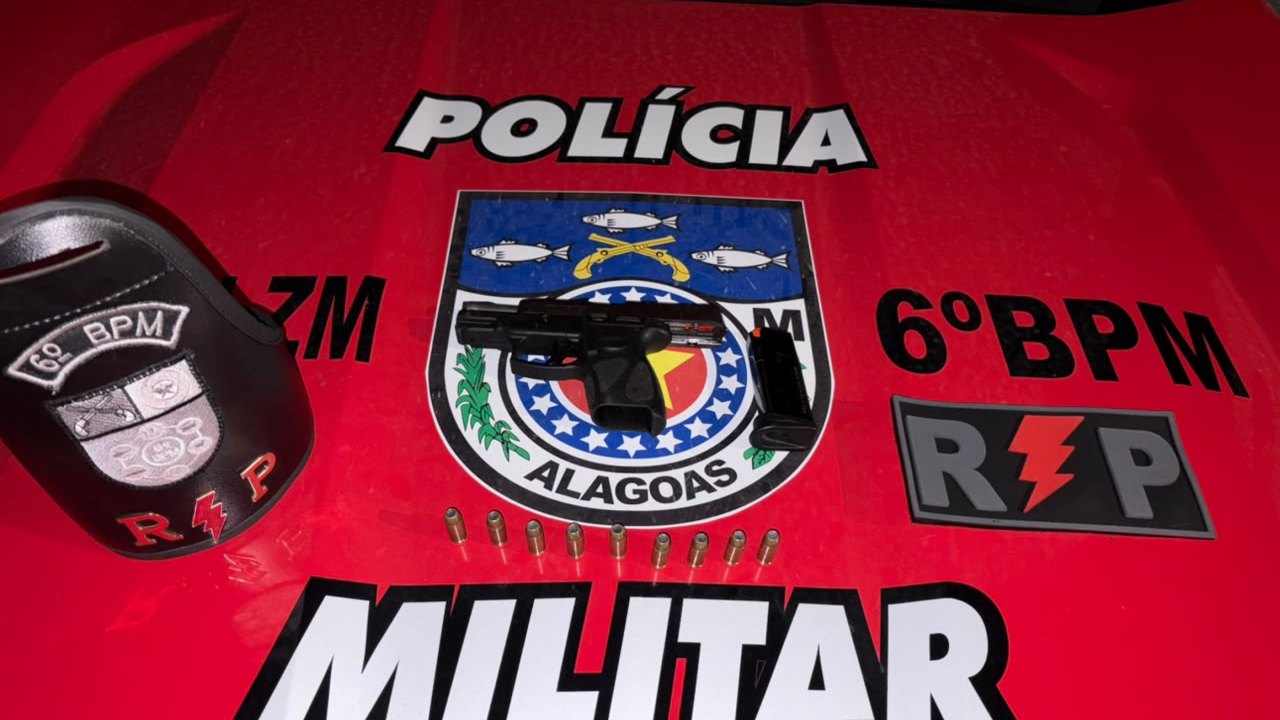 Polícia Militar apreende arma de fogo após denúncia de possível violência doméstica