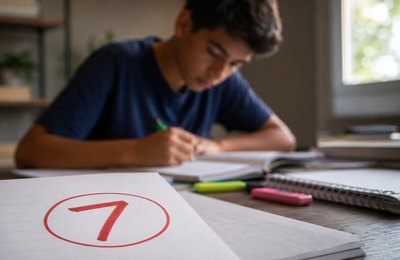 O perigo do aluno 'nota 7': como o desempenho médio esconde dificuldades que explodem no ensino médio