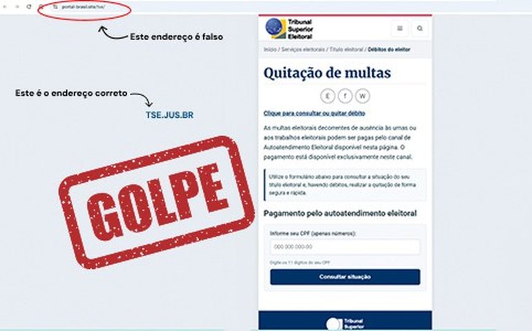 Golpe do “Título de Eleitor irregular” volta a circular no WhatsApp