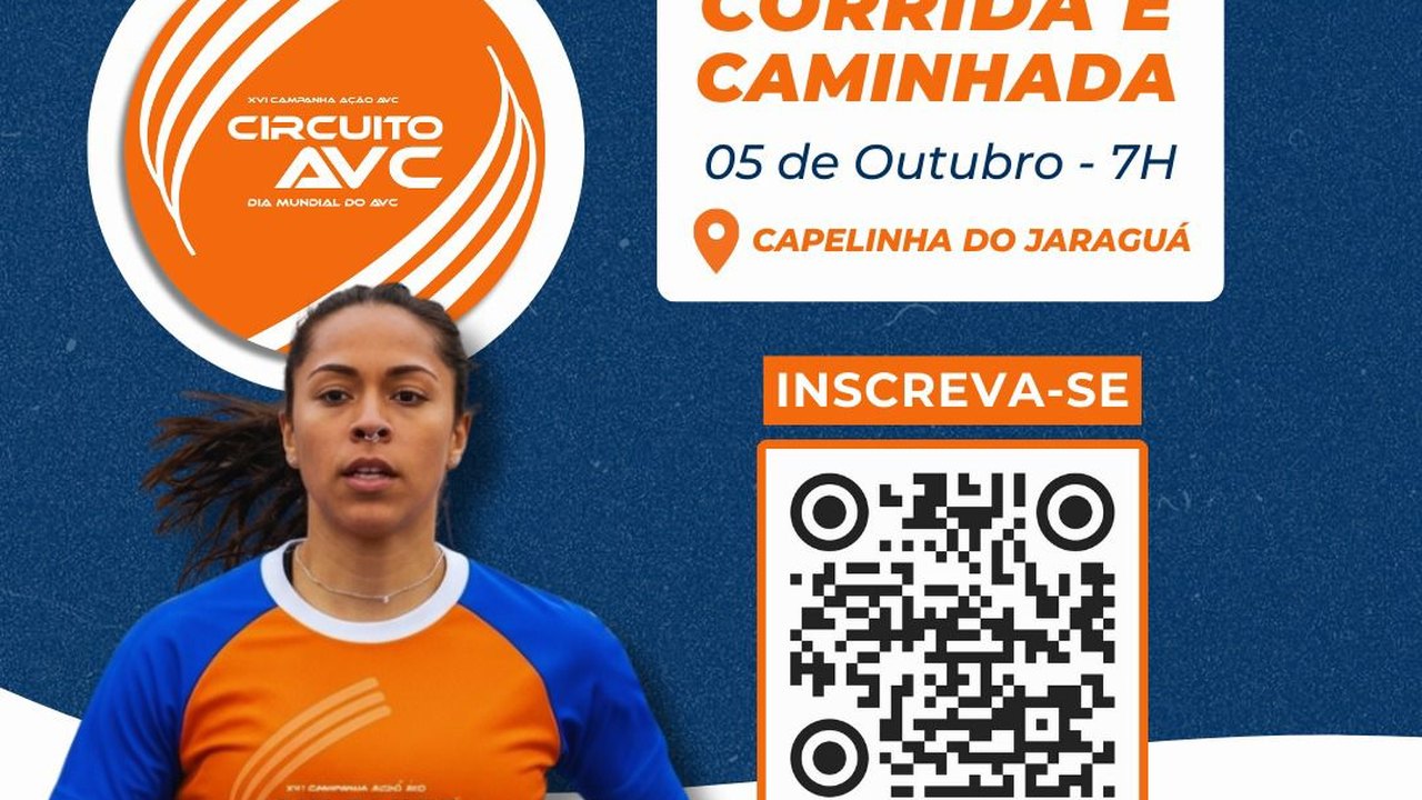 Circuito AVC 2025: inscrições abertas para corrida e caminhada na orla de Maceió em 5 de outubro