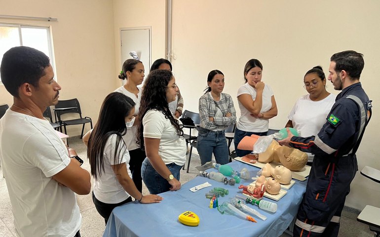 Samu realiza Curso de Atendimento Pré-Hospitalar Básico para técnicos de enfermagem e condutores socorristas