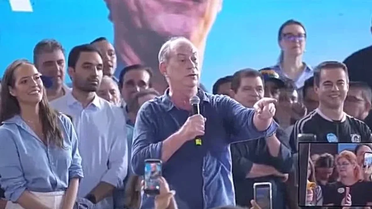 Ciro confunde gesto de apoiador com símbolo do CV, manda prender eleitor e vira alvo de piadas nas redes