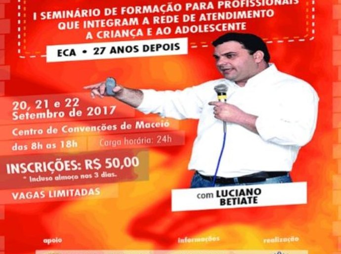 Associação promove seminário e capacita toda rede de atendimento à criança e ao adolescente de Alagoas