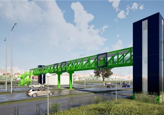 Instalação de passarela fecha trecho da Av. Durval de Góes Monteiro neste domingo (7)