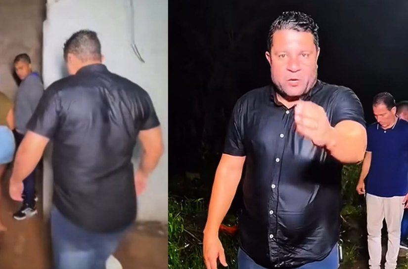 Vereador Allan Pierre informa à Defesa Civil os danos causados pelas fortes chuvas nas Grotas do Benedito Bentes