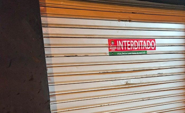 Pastelaria tem 90 dias para se adequar à legislação sanitária e solicitar a desinterdição