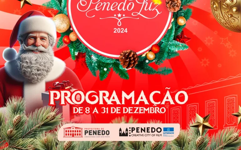 Prefeitura divulga programação do Penedo Luz 2024. Confira!