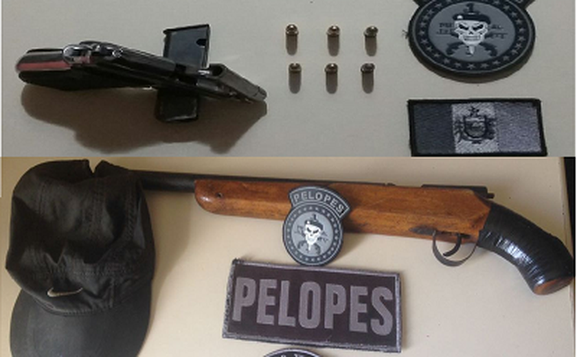 11º BPM apreende armas de fogo nos municípios de Coruripe e Penedo