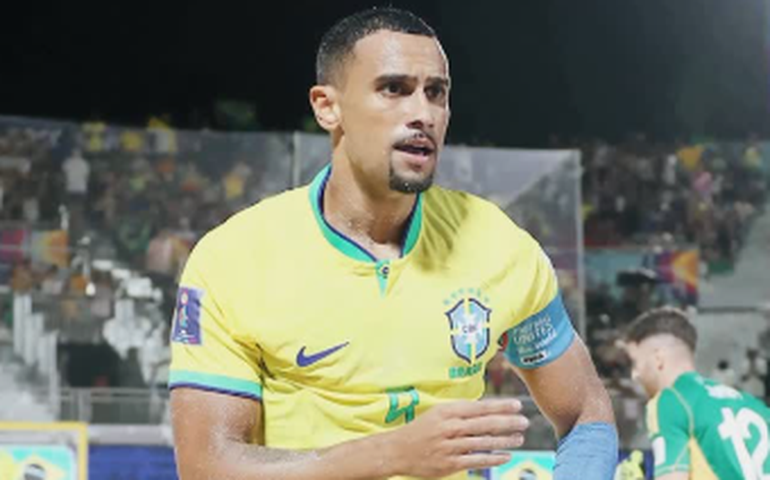 Rodrigo faz gol 'místico', Brasil bate Belarus e é hepta da Copa do Mundo de Futebol de Areia