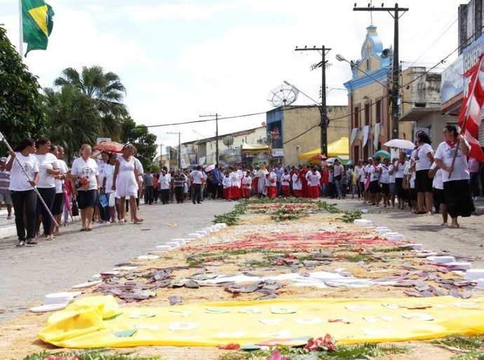 Campo Alegre realizará 33ª tradicional procissão do tapete Corpus Christi