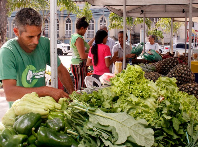 Feira agroecológica do TJAL incentiva consumo de alimentos orgânicos