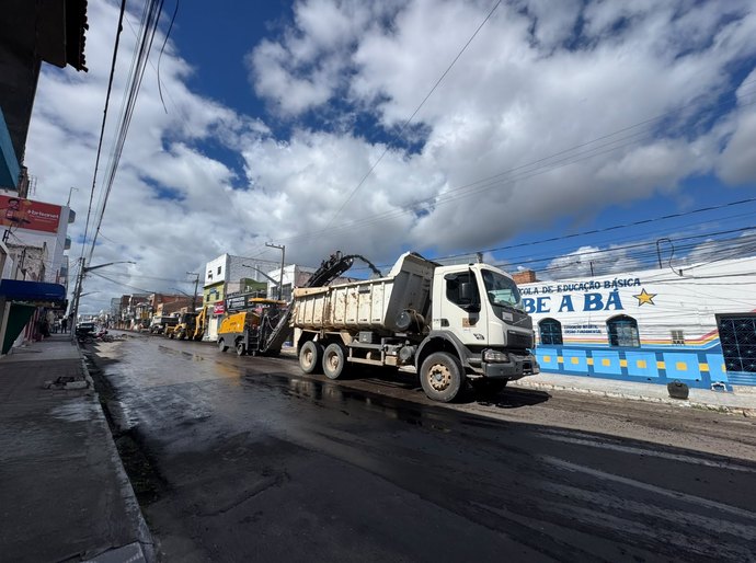 Obras do Programa Pró-Estrada  chegam à Avenida Castelo Branco, em Delmiro Gouveia