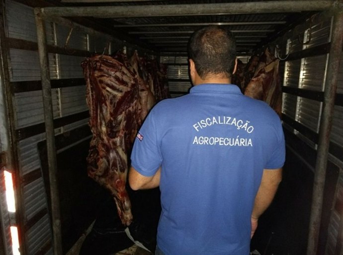 Carne de origem clandestina é apreendida em União dos Palmares