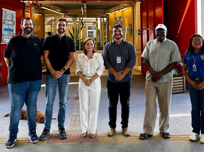 Secretário de Prevenção à Violência visita projeto Usinas da Paz, em Belém do Pará