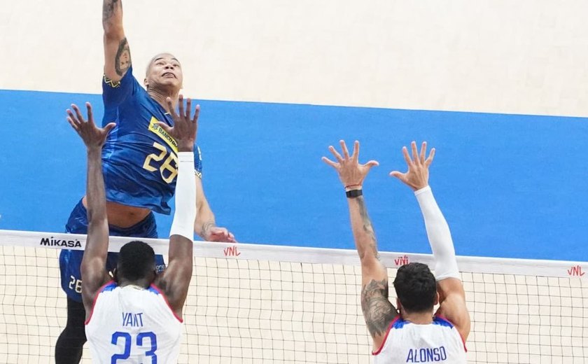 Brasil luta muito, mas é derrotado por Cuba na Liga das Nações