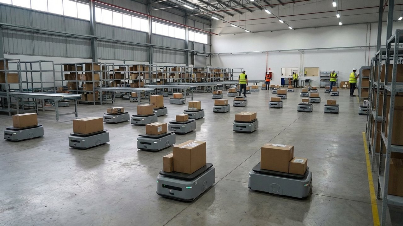 Correio da Argentina inaugura centro de triagem automatizado com 240 robôs