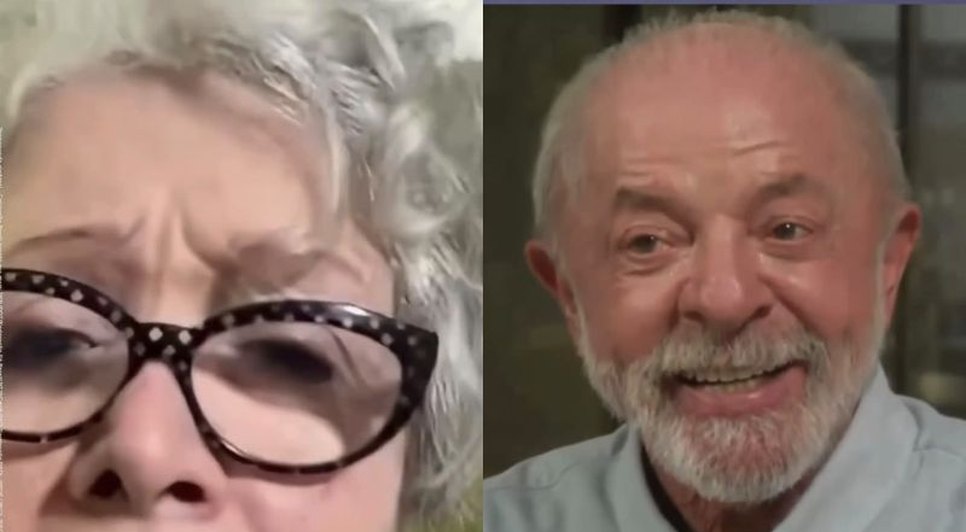 Atriz emocionou Lula e internautas / Foto: Reprodução