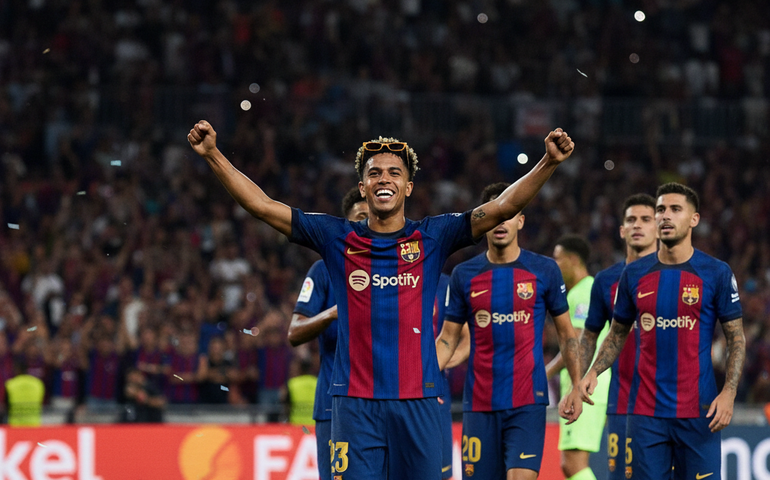 Raphinha atribui à sorte gol decisivo na final contra o Real Madrid