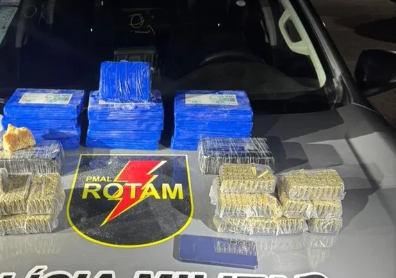 Suspeito de tráfico é preso com 15kg de drogas e mais de mil munições na Levada