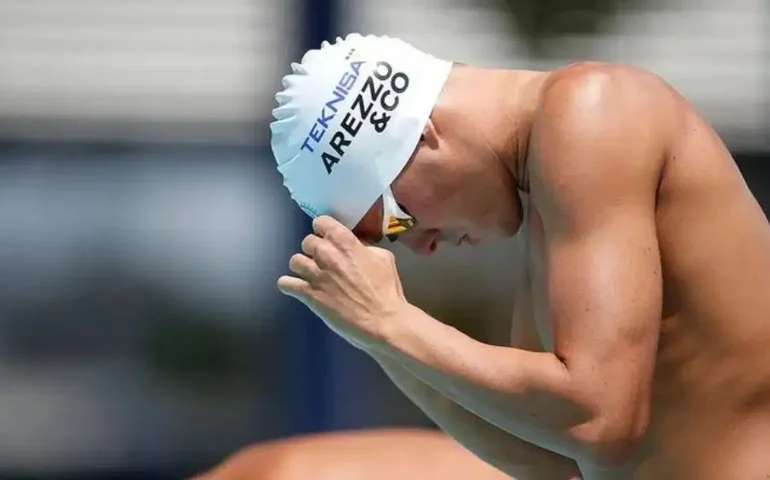 Diogo Villarinho fica em 27º nos 10km de Esportes Aquáticos; Finco termina em 33º