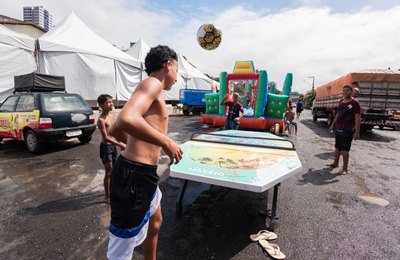 Prefeitura fortalece inclusão de público infantojuvenil com ações de esporte no Brota na Grota