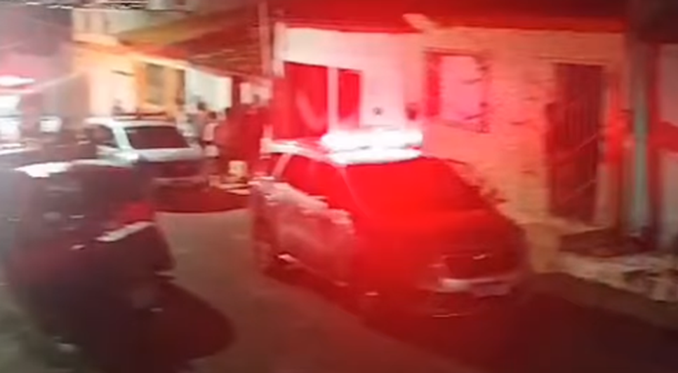 Casal baleado