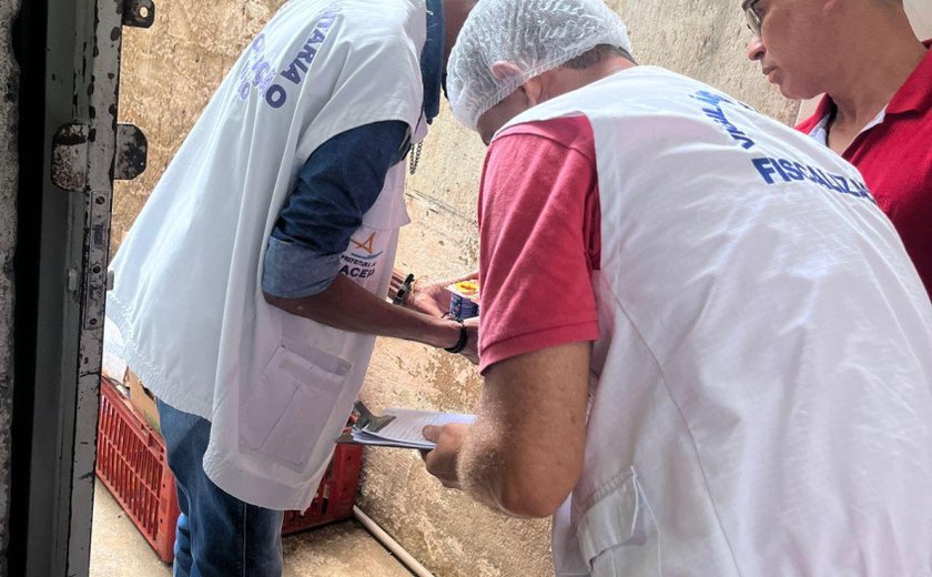 Vigilância Sanitária de Maceió apreende 350 kg de alimentos impróprios