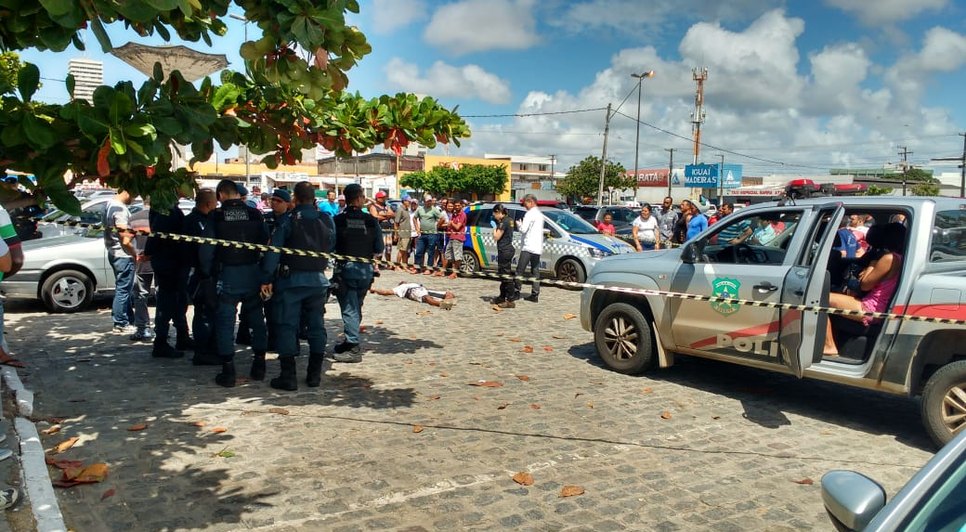 Homicídio de adolescente no mercado / Foto: Augusto Baiano - TV Atalaia