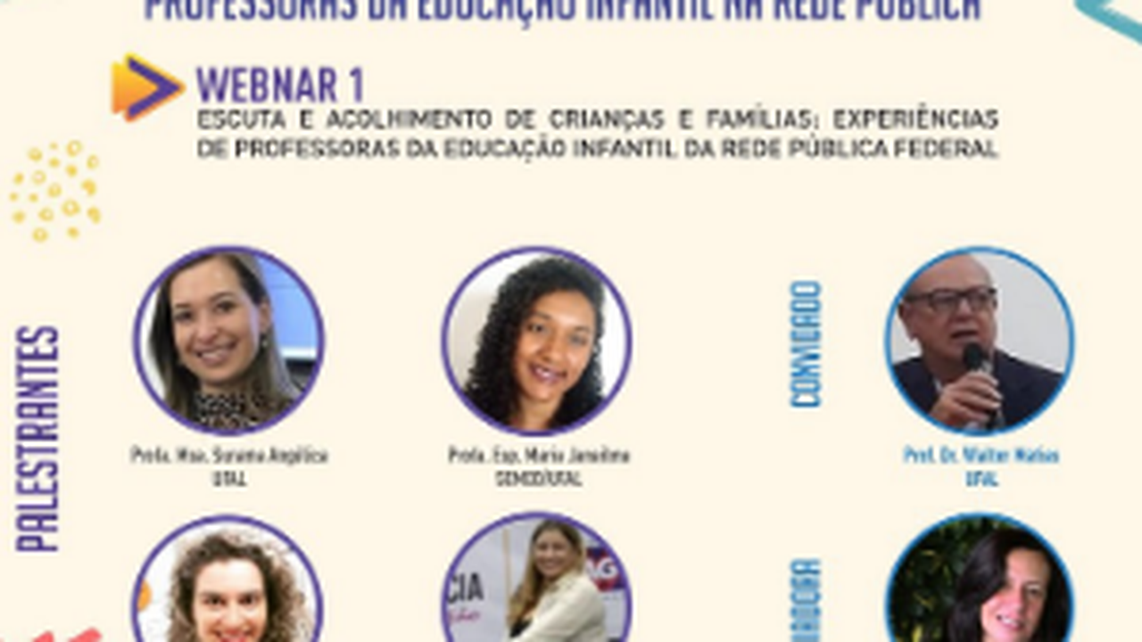 Unidade de Educação Infantil da Ufal debate escuta e acolhimento nas redes educacionais