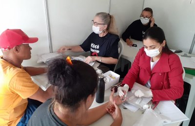 Saúde leva ações de prevenção para festejos juninos do Benedito Bentes