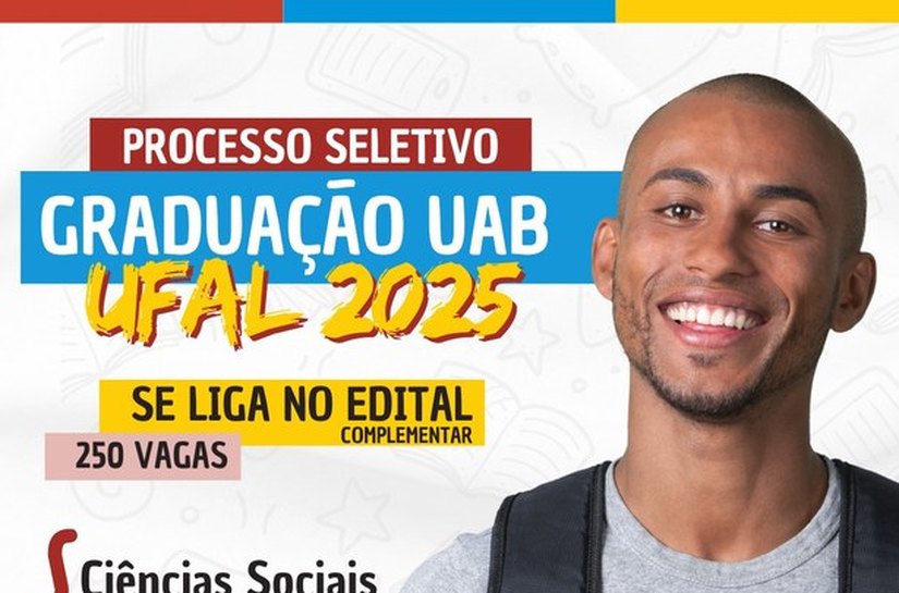 Ufal lança edital com 250 vagas para graduação a distância em dois cursos