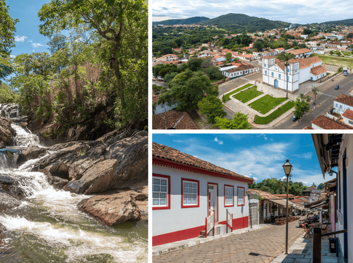 Cachoeiras cristalinas e casarões seculares no Cerrado goiano