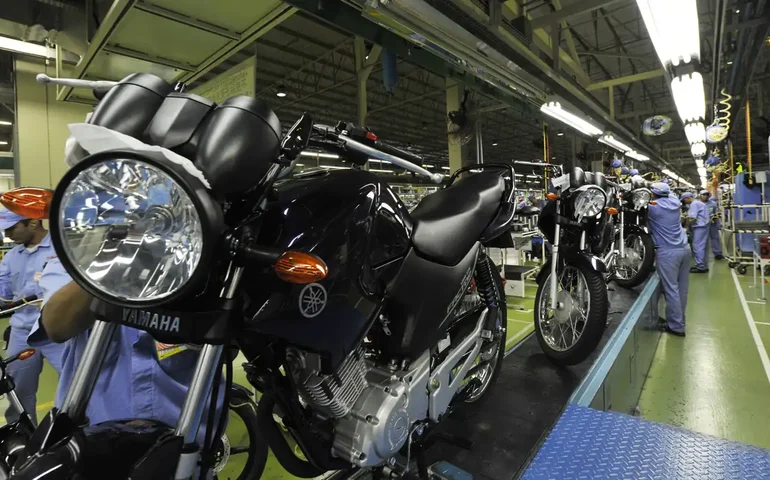 Produção de motos cresce 11,4% em agosto