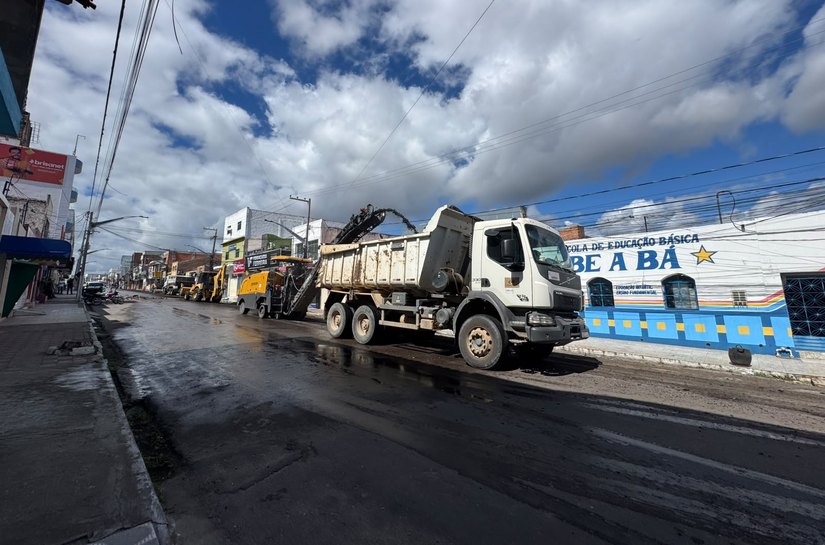 Obras do Programa Pró-Estrada  chegam à Avenida Castelo Branco, em Delmiro Gouveia