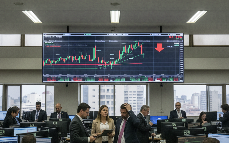 Ibovespa inicia semana em baixa de 0,13%, aos 163,1 mil pontos