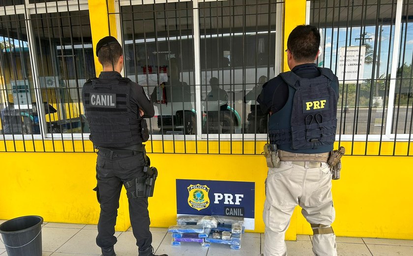 PRF em operação apreende cerca de 12kg de maconha em São Sebastião/AL