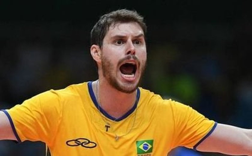 Bruninho diz que tem &#8216;muita vontade&#8217; de defender a seleção de vôlei em Paris