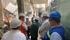 Demolição controlada é realizada no residencial atingido por explosão em Aracaju