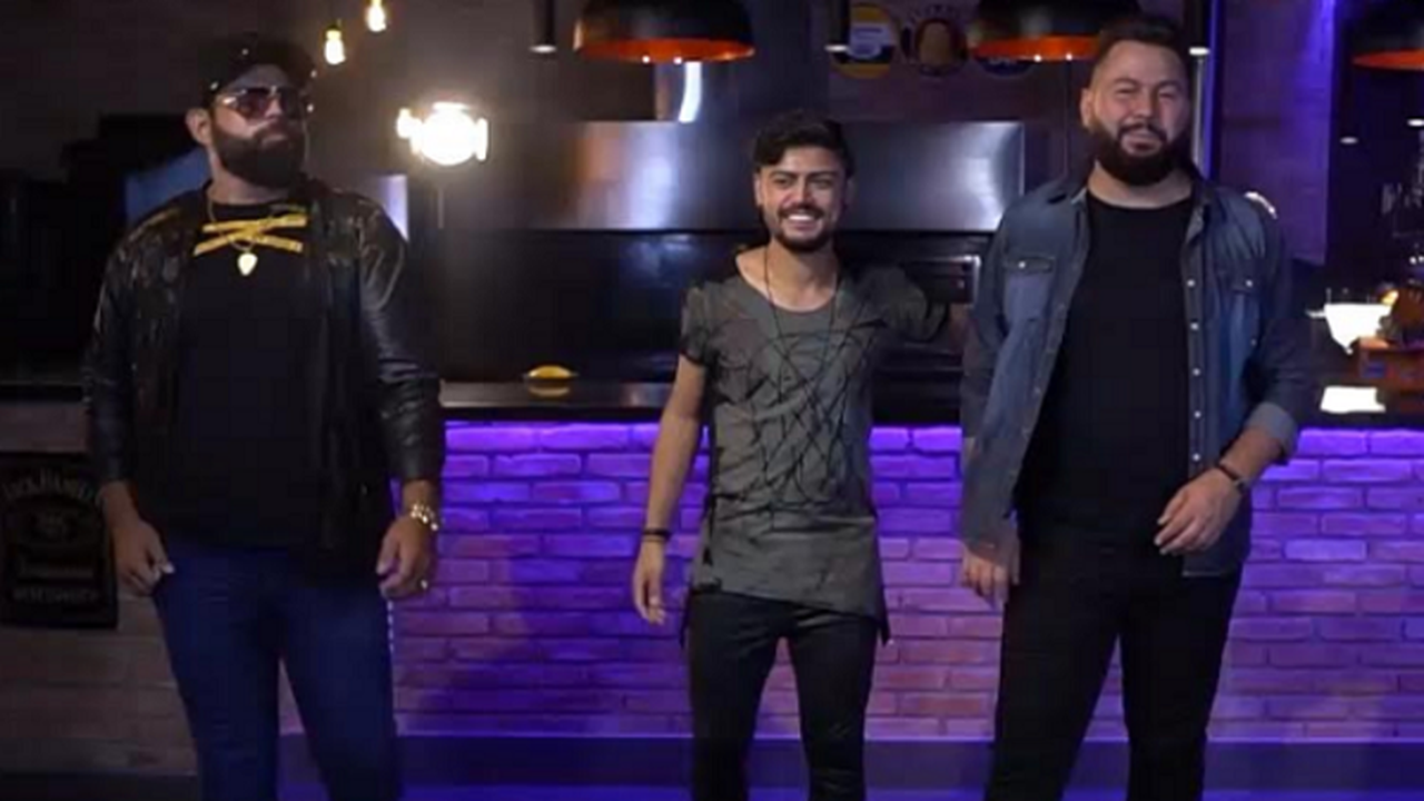 Diego e Arnaldo gravam com Guilherme di Melo