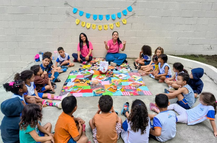 Volta às aulas: Alunos do Gigantinhos são recepcionados com ações de valorização da cultura popular
