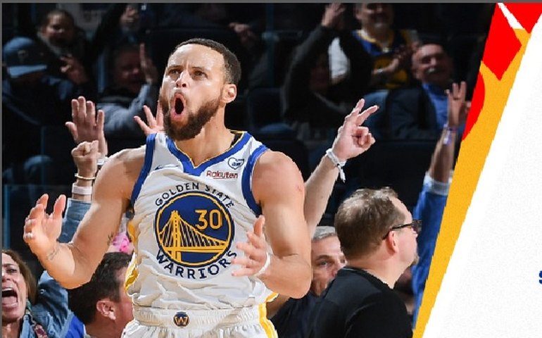 Curry ofusca Embiid e Warriors derrotam Philadelphia 76ers na NBA
