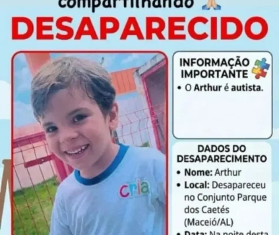 Criança desaparecida no Benedito Bentes é encontrada morta em açude