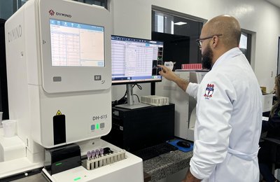 HGE passa a contar com novo equipamento capaz de realizar 100 hemogramas por hora